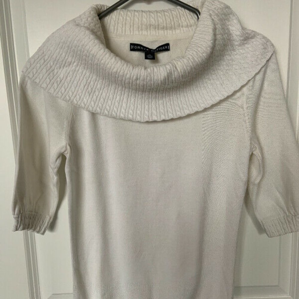 Tommy Hilfiger knitted white top